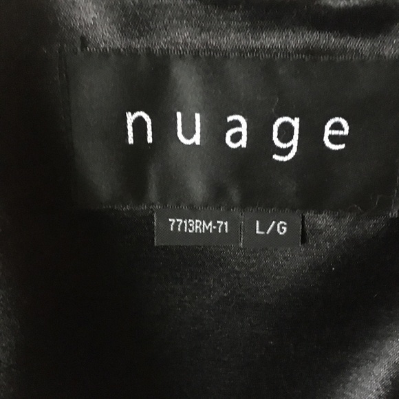 Ivory Faux Fur Coat large like new - Picture 7 of 7